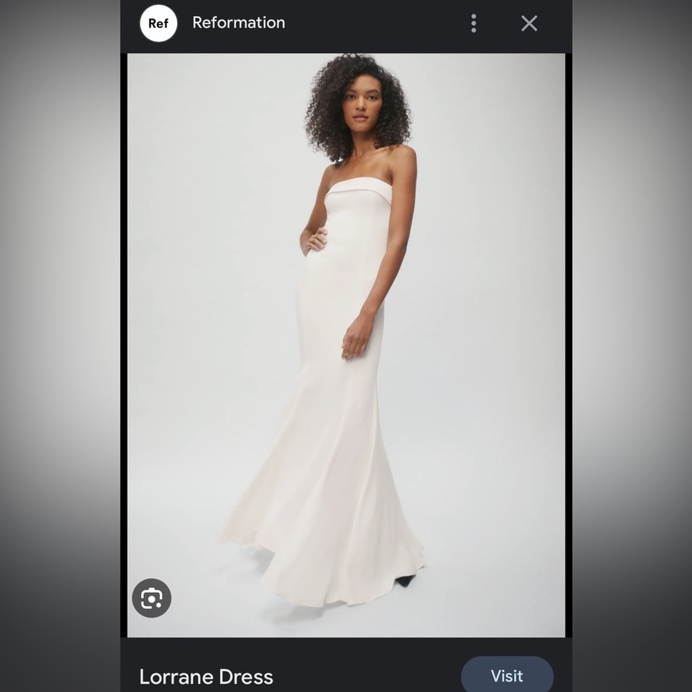 NWT Reformation Lorrane dress